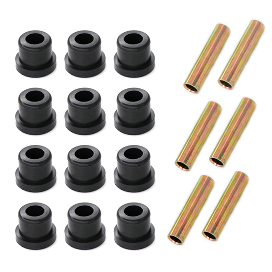 Club Car DS Rear Leaf Spring Bushing Kit, 2 Sets of DS Rear Spring Polyurethane Bushing and Sleeve Kit, Suitable for 1992-Up Club Car DS G&E Golf Cart, OEM# 1015583, 1012303