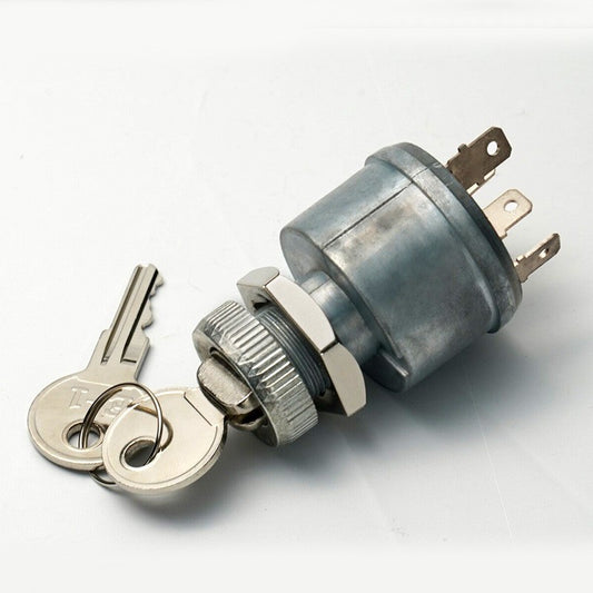 EZGO TXT Ignition Switch, EZGO TXT Key with Switch, Suitable for 1981-up EZGO TXT, Medalist, Workhorse, ST, Shuttle, and Marathon; Replace OEM #33639-G01