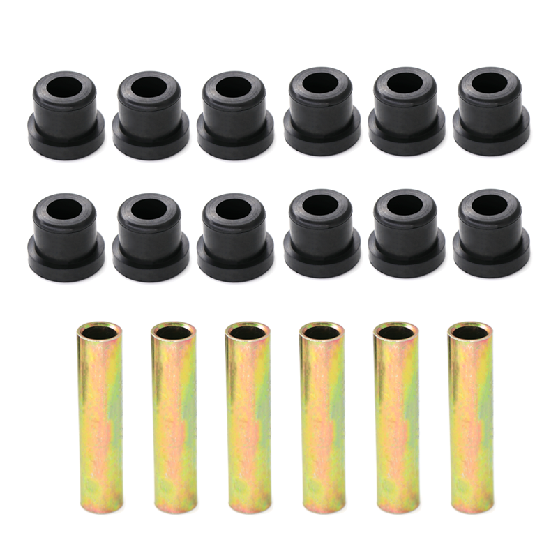 Club Car DS Rear Leaf Spring Bushing Kit, 2 Sets of DS Rear Spring Polyurethane Bushing and Sleeve Kit, Suitable for 1992-Up Club Car DS G&E Golf Cart, OEM# 1015583, 1012303