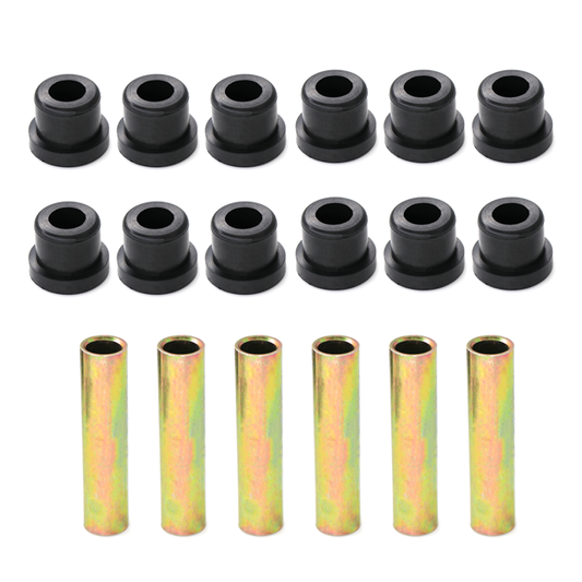 Club Car DS Rear Leaf Spring Bushing Kit, 2 Sets of DS Rear Spring Polyurethane Bushing and Sleeve Kit, Suitable for 1992-Up Club Car DS G&E Golf Cart, OEM# 1015583, 1012303