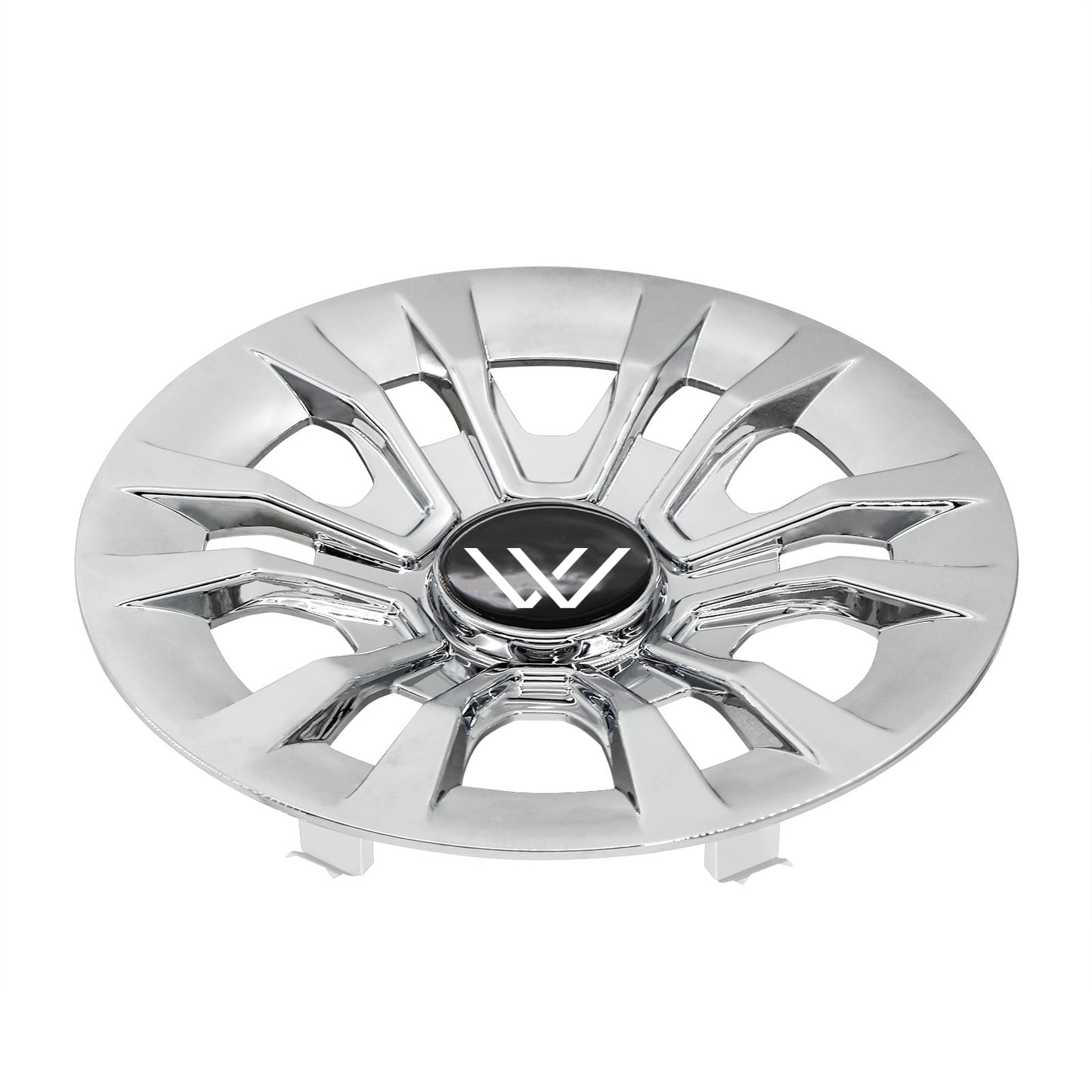 8" Rim Cover Club Car EZGO YAMAHA Deep Chrome Hub Caps Wheel Cover for Most Golf Carts Accessories 8 Inch (set of 4)