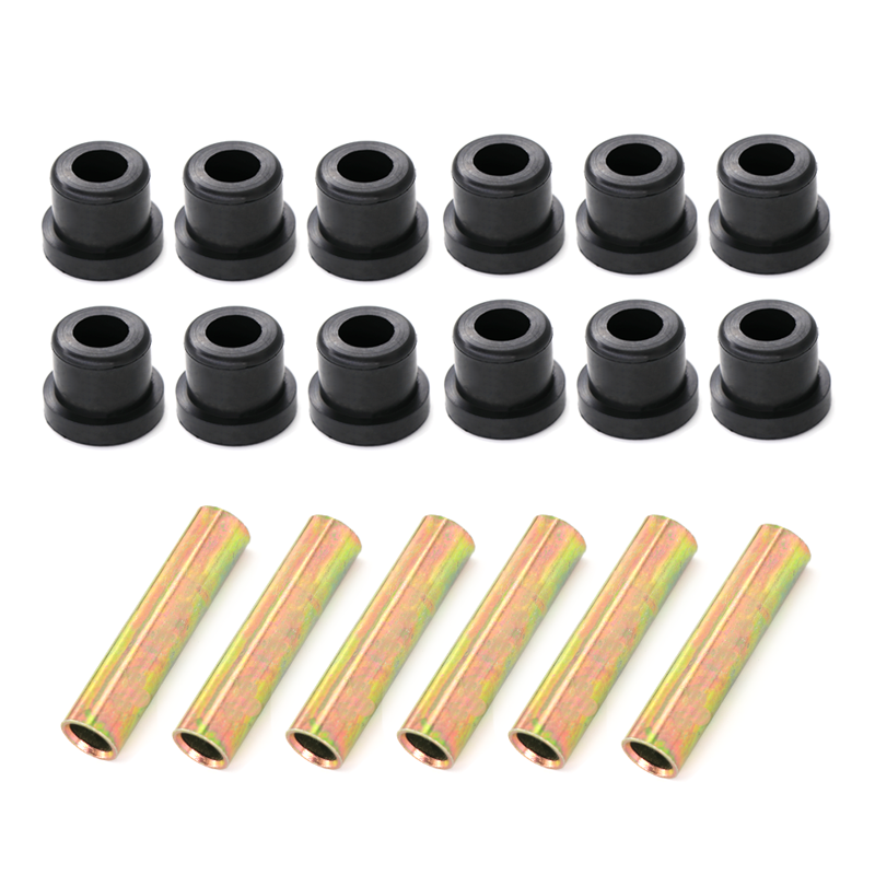 Club Car DS Rear Leaf Spring Bushing Kit, 2 Sets of DS Rear Spring Polyurethane Bushing and Sleeve Kit, Suitable for 1992-Up Club Car DS G&E Golf Cart, OEM# 1015583, 1012303