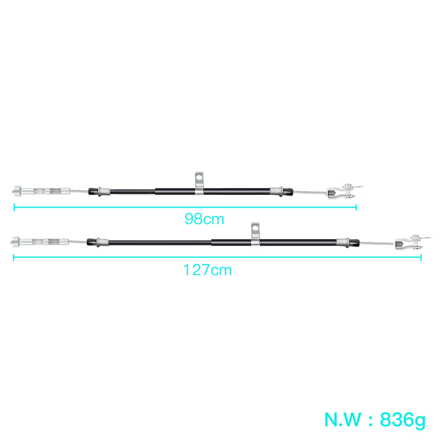 Golf Cart Parts Replacement Brake Cable Assembly for Club Car Precedent Fits 2004-up 103528701&103528702