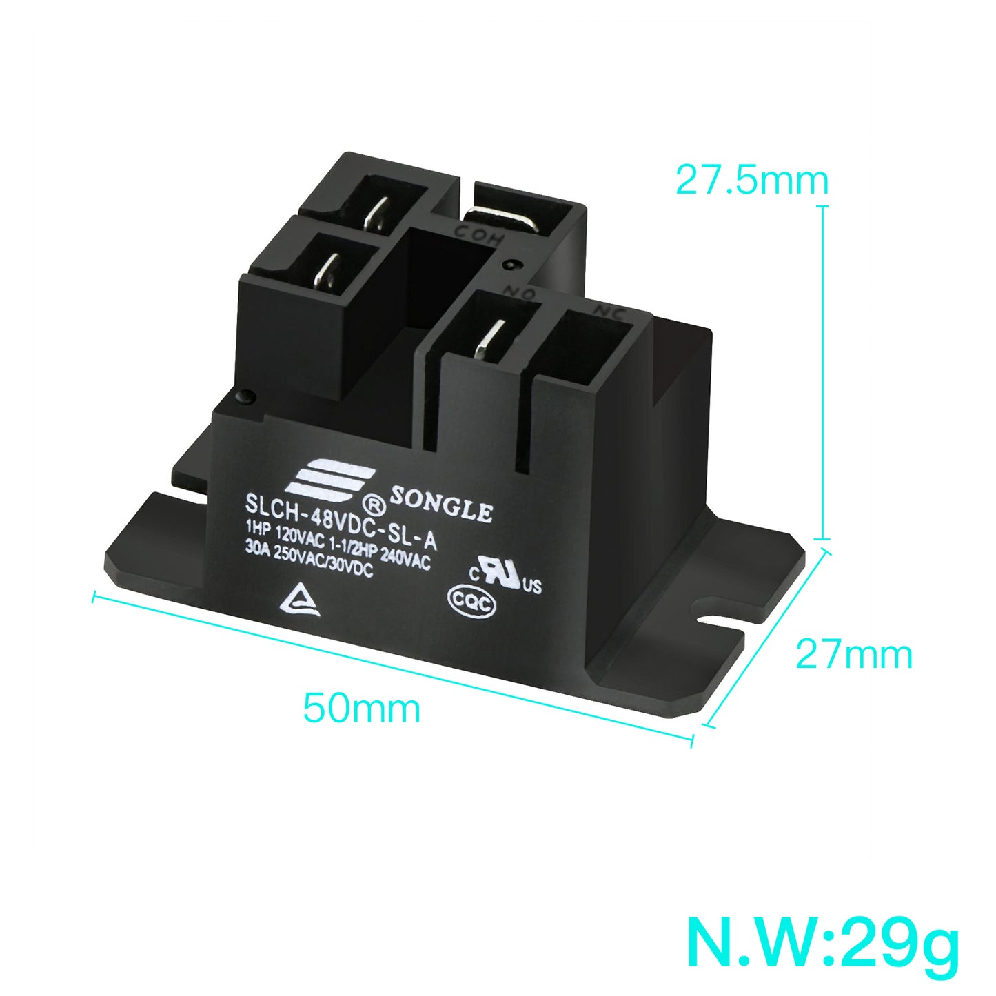 Golf Cart Parts 48 Volt Power Drive Charger Relay Kit Fits Club Car 103414901 101828601