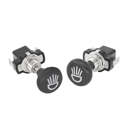 Golf Cart Push/Pull Headlight Switch Button Fit for Club Car EZGO YMH Golf Carts- OEM#4034
