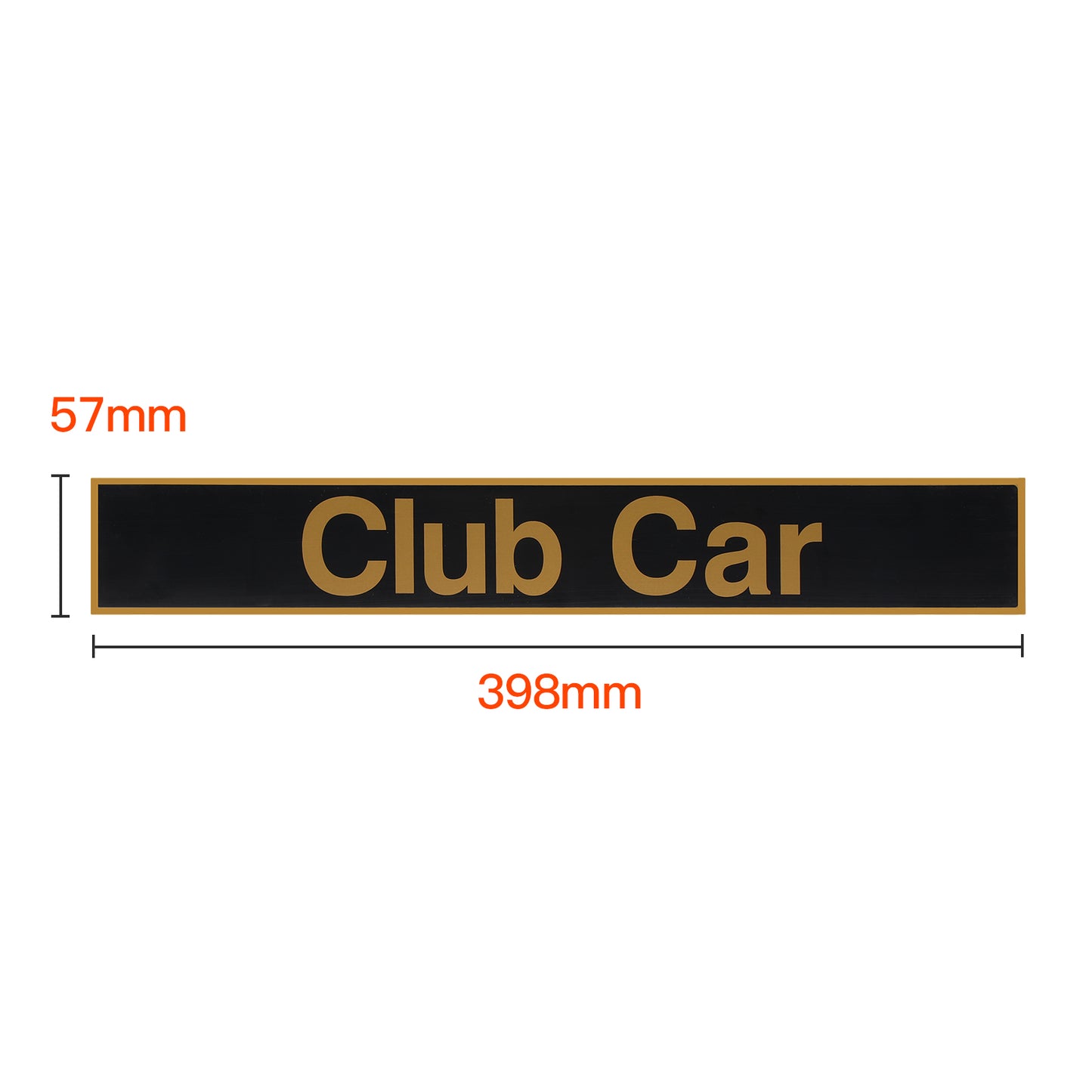 Golf Cart Parts Accessories Nameplate for Club Car Precedent 2004-UP 102502601