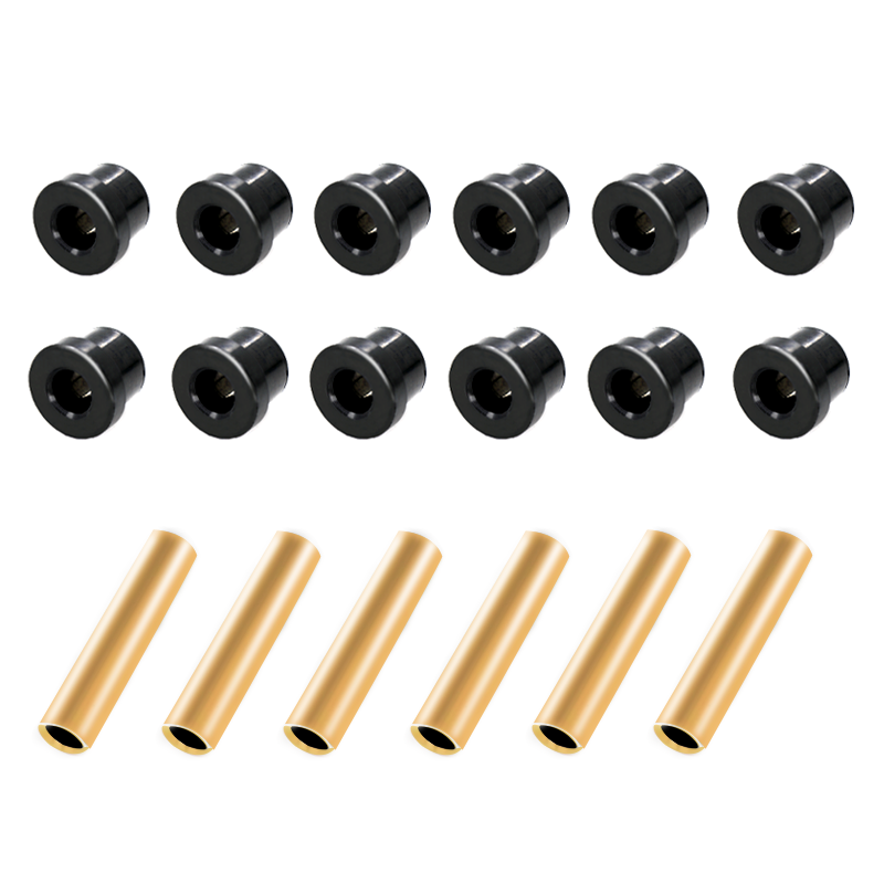 Club Car DS Rear Leaf Spring Bushing Kit, 2 Sets of DS Rear Spring Polyurethane Bushing and Sleeve Kit, Suitable for 1992-Up Club Car DS G&E Golf Cart, OEM# 1015583, 1012303