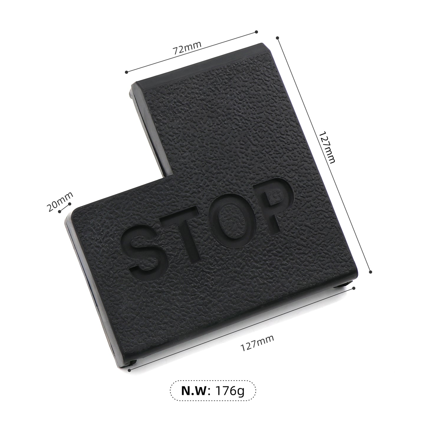 Club Car Precedent Golf Car Brake Pedal Rubber Brake Pedal Rubber Block (STOP)