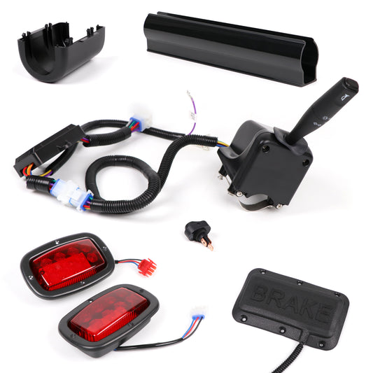 LED Headlight Tail Light Kit Compatible with Club Car DS Golf Carts 1993-UP 12V Street Legal Light Kit with Turn Signal Wire Harness Compatible with Club Car DS for Gas and Electric