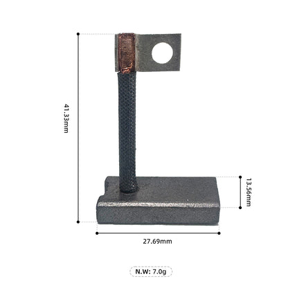 Golf Cart Starter Generator Brushes Set Motor Brushes Compatible with EZGO Gas (1978-up), Club Car Gas (1984-up), Yamaha Gas (G1-G29), OEM # 81-81200, 26658G01, 101869302, JF2-81111-00-00