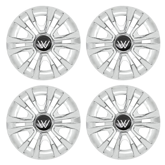 8" Rim Cover Club Car EZGO YAMAHA Deep Chrome Hub Caps Wheel Cover for Most Golf Carts Accessories 8 Inch (set of 4)