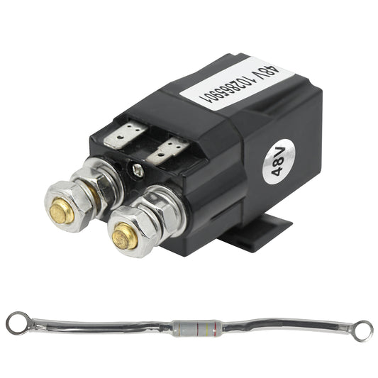 Golf Cart 48-Volt Solenoid with Resistance Fits for Club Car DS & Precedent Models 102865901&1014947