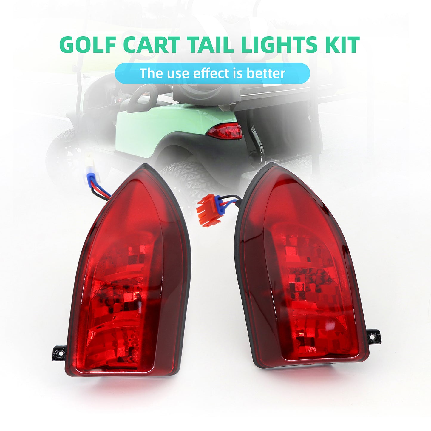 Golf Cart Led 12V Tail Light for Club Car Precedent Led Rear Light Kit (set of 2)102528901 102529001