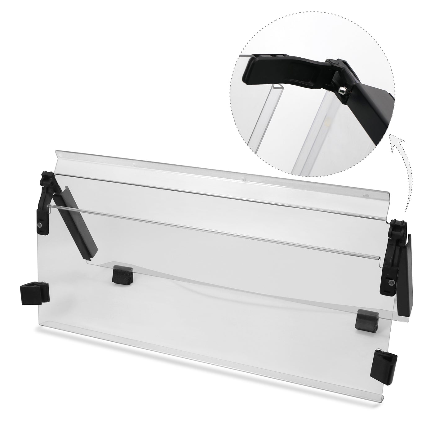 Golf Cart Fold Down Hinge Windshield for Club Car Precedent 2004-UP Clear Windshield OEM#102525101
