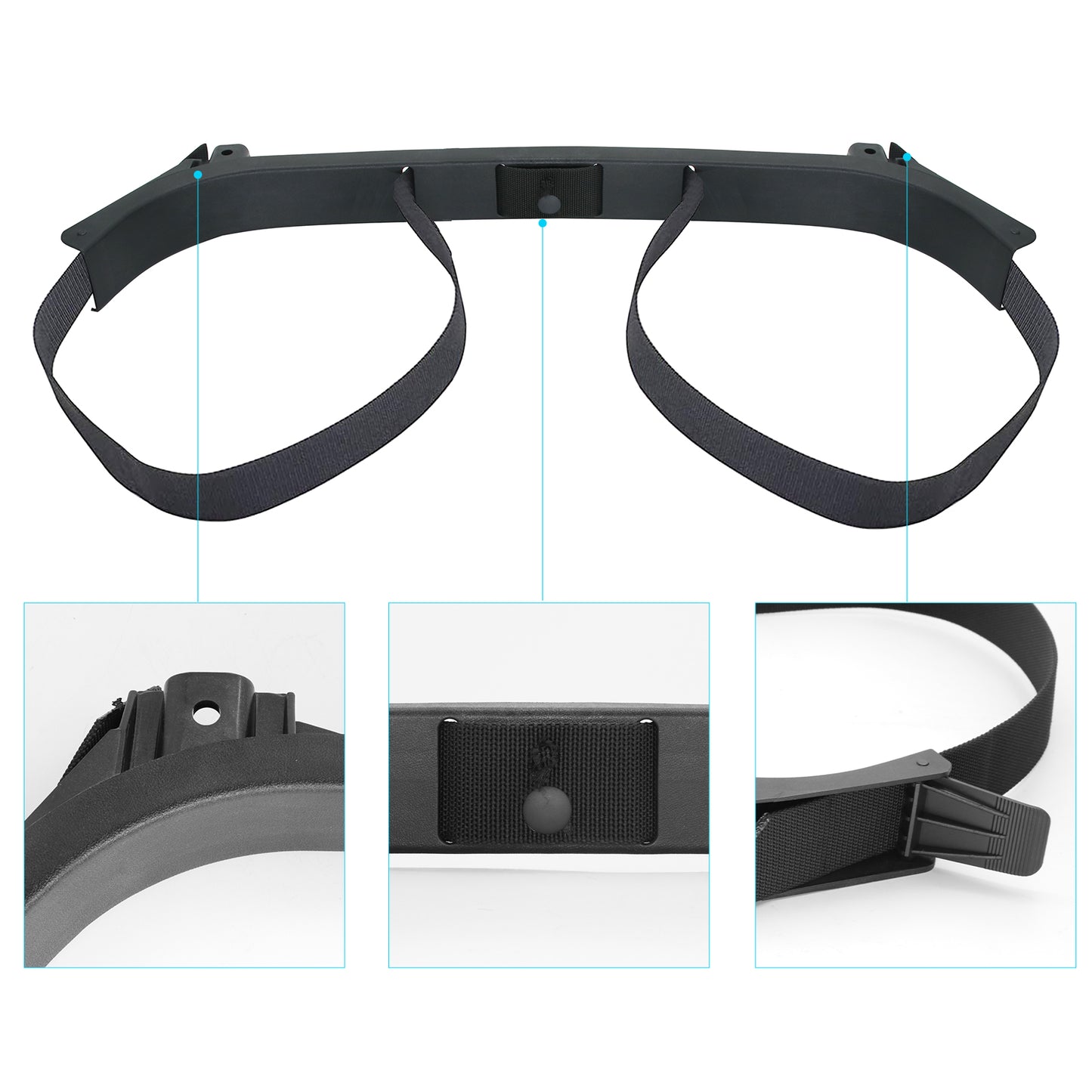 Golf Bag Holder Bracket Rack Assembly for Club Car DS Electric Golf Carts Bag Attachment 1013935