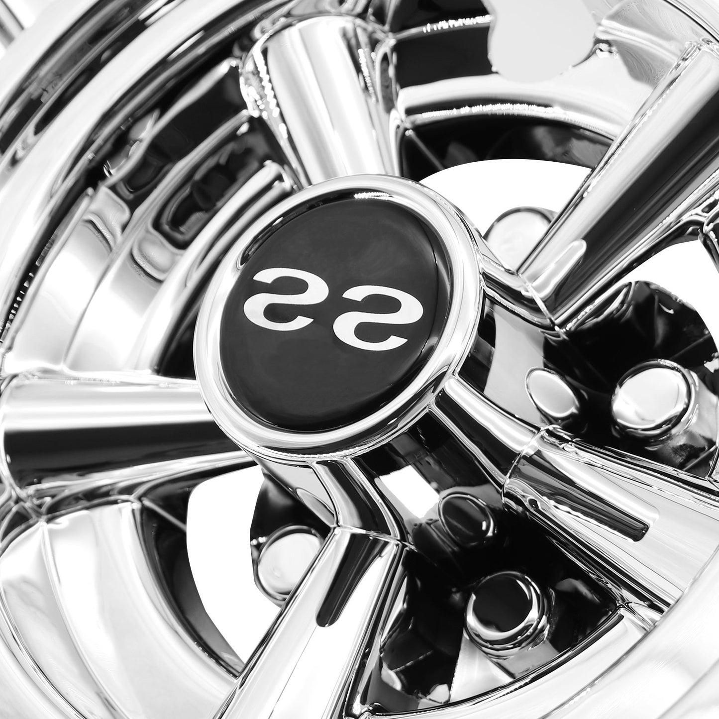 8" Golf Cart Hub Caps Wheel Cover for Most Golf Cart Accessories 8 Inch(Set of 4)