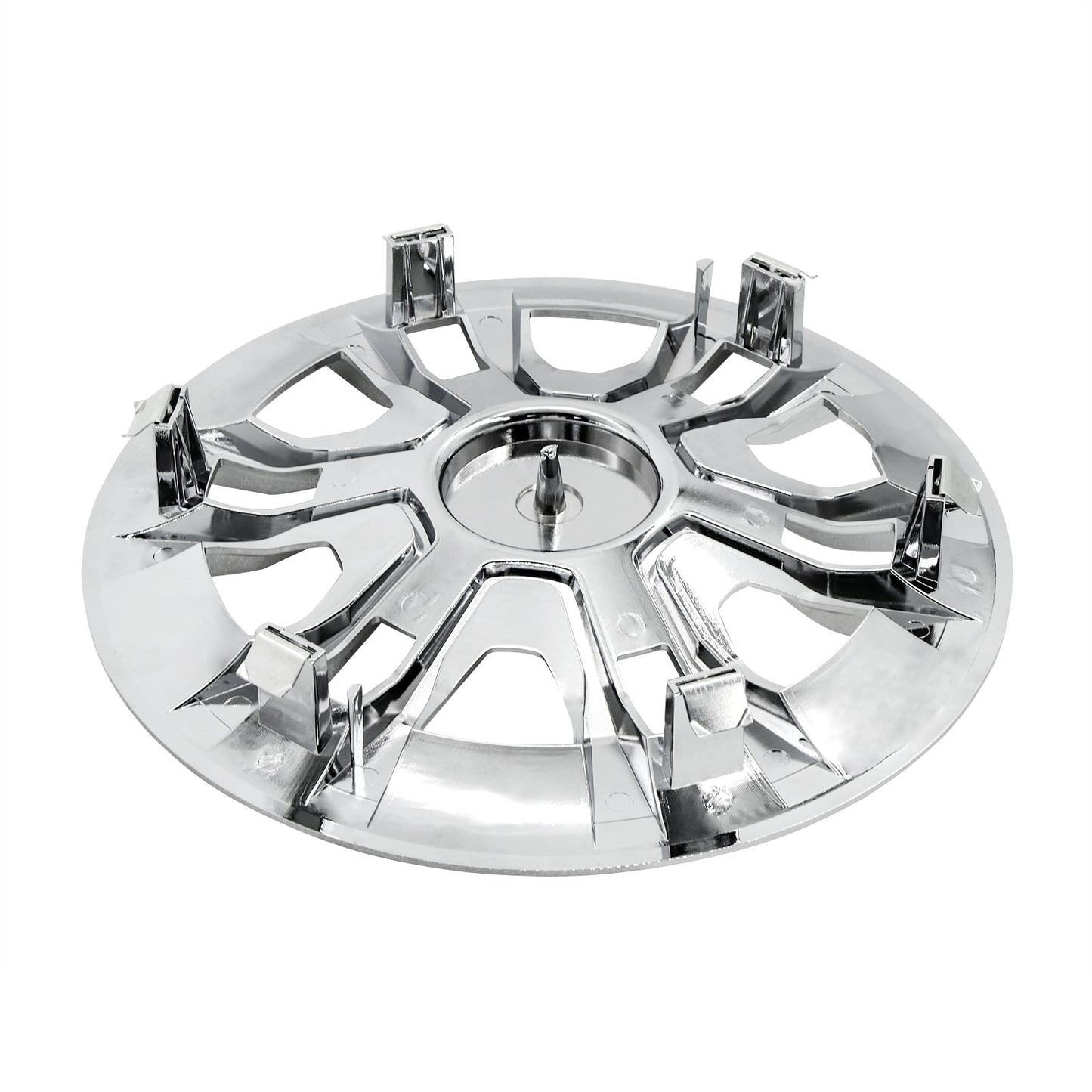 8" Rim Cover Club Car EZGO YAMAHA Deep Chrome Hub Caps Wheel Cover for Most Golf Carts Accessories 8 Inch (set of 4)