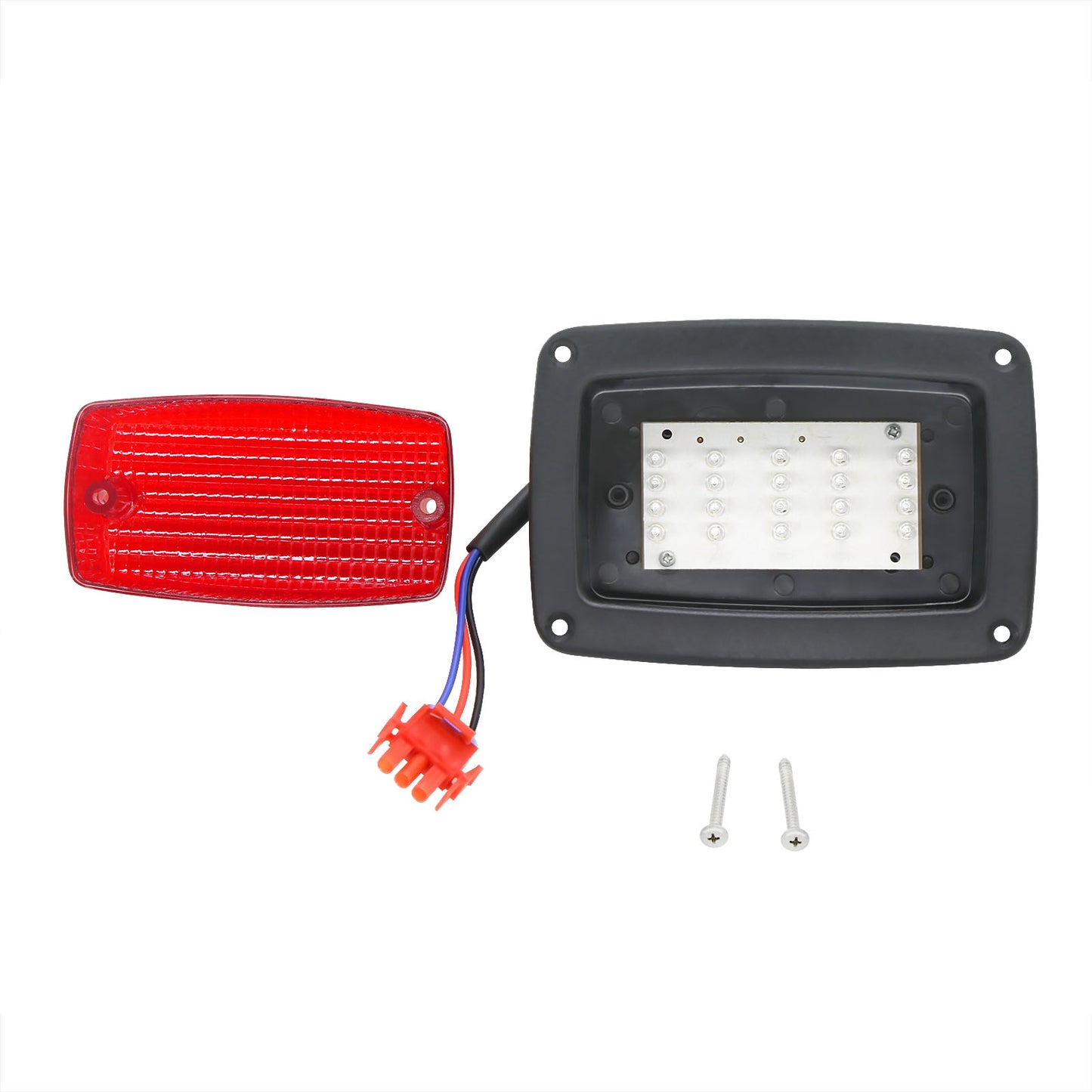 LED Tail Light Kit for Club Car DS 1982-Up Golf Cart with 3 Wire Club Car Taillights OEM 1017035