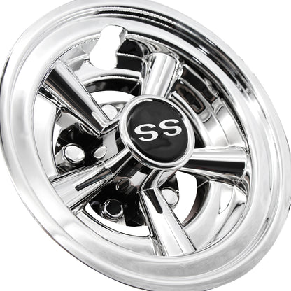 8" Golf Cart Hub Caps Wheel Cover for Most Golf Cart Accessories 8 Inch(Set of 4)