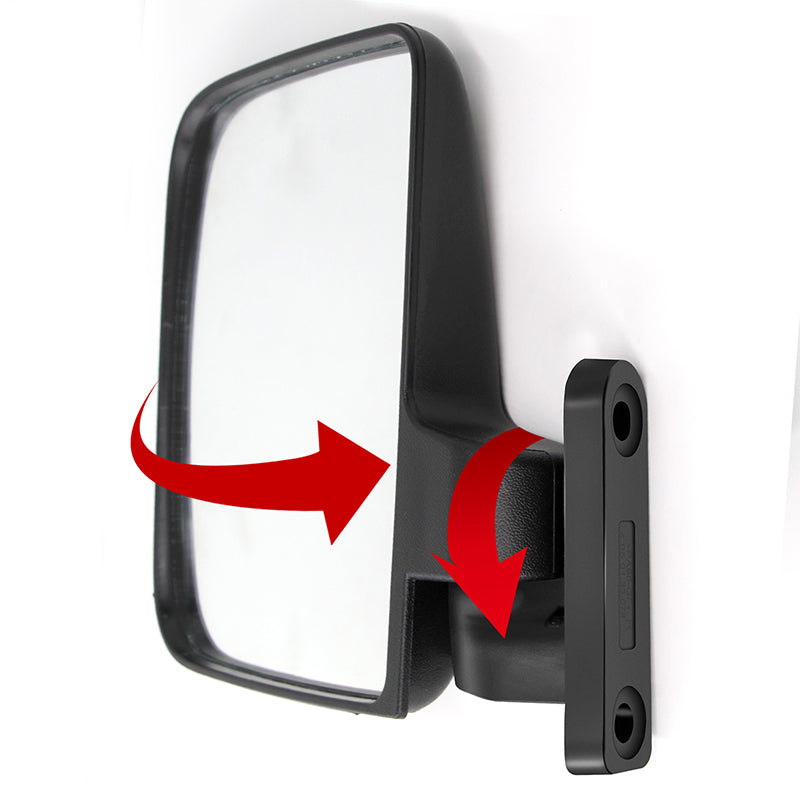 Golf Cart Side Mirrors for Club Car EZGO Yamaha and Others Golf Cart Folding Side View Mirrors