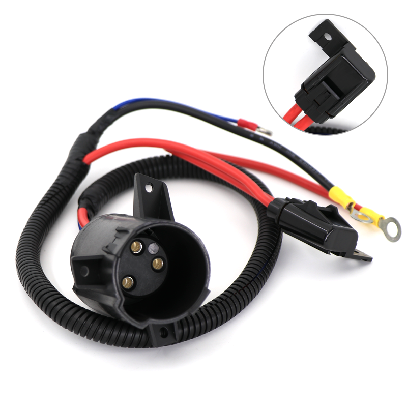 Golf Cart Charger DC Receptacle Suitable for 2014-UP Club Car Precedent/Tempo Electric OEM# 105137401
