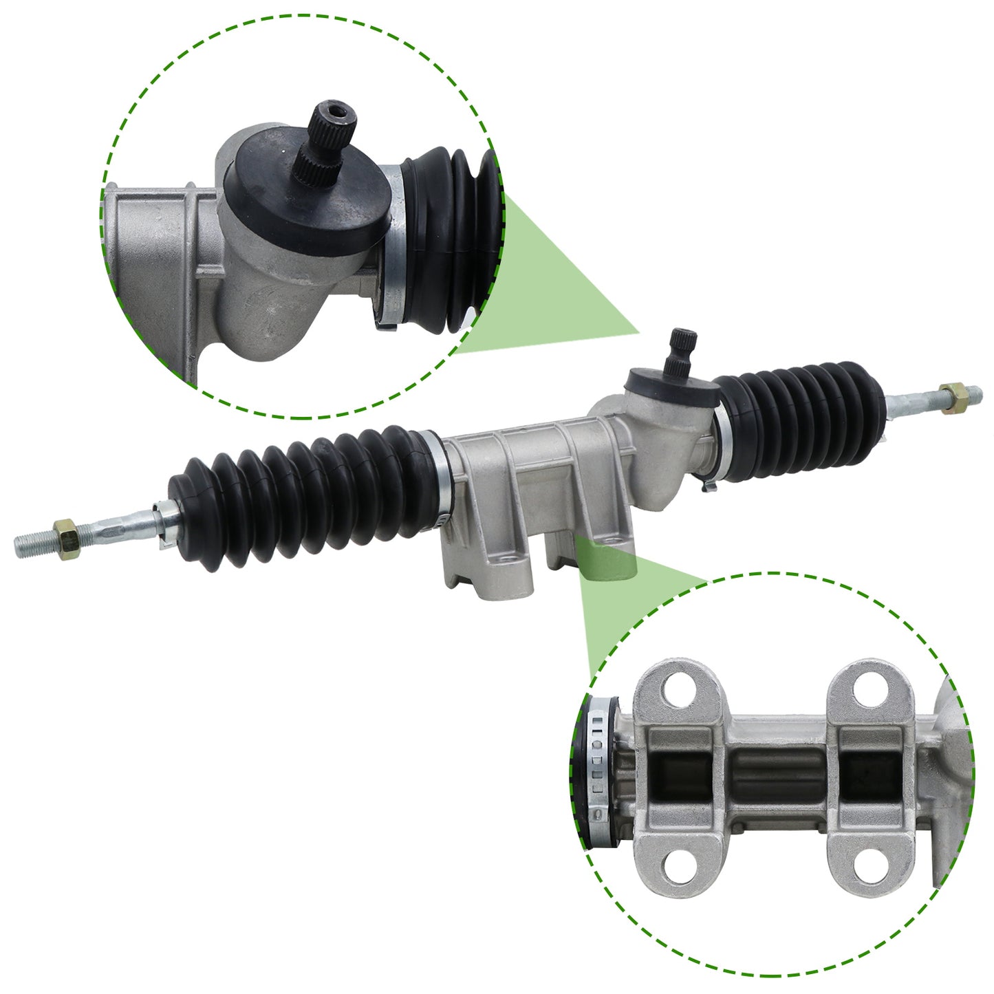Golf Cart Steering Gear Box Assembly, Fit for Yamaha Drive G29 Steering Box Gas or Electric Models, OEM#JW1-F3400-00