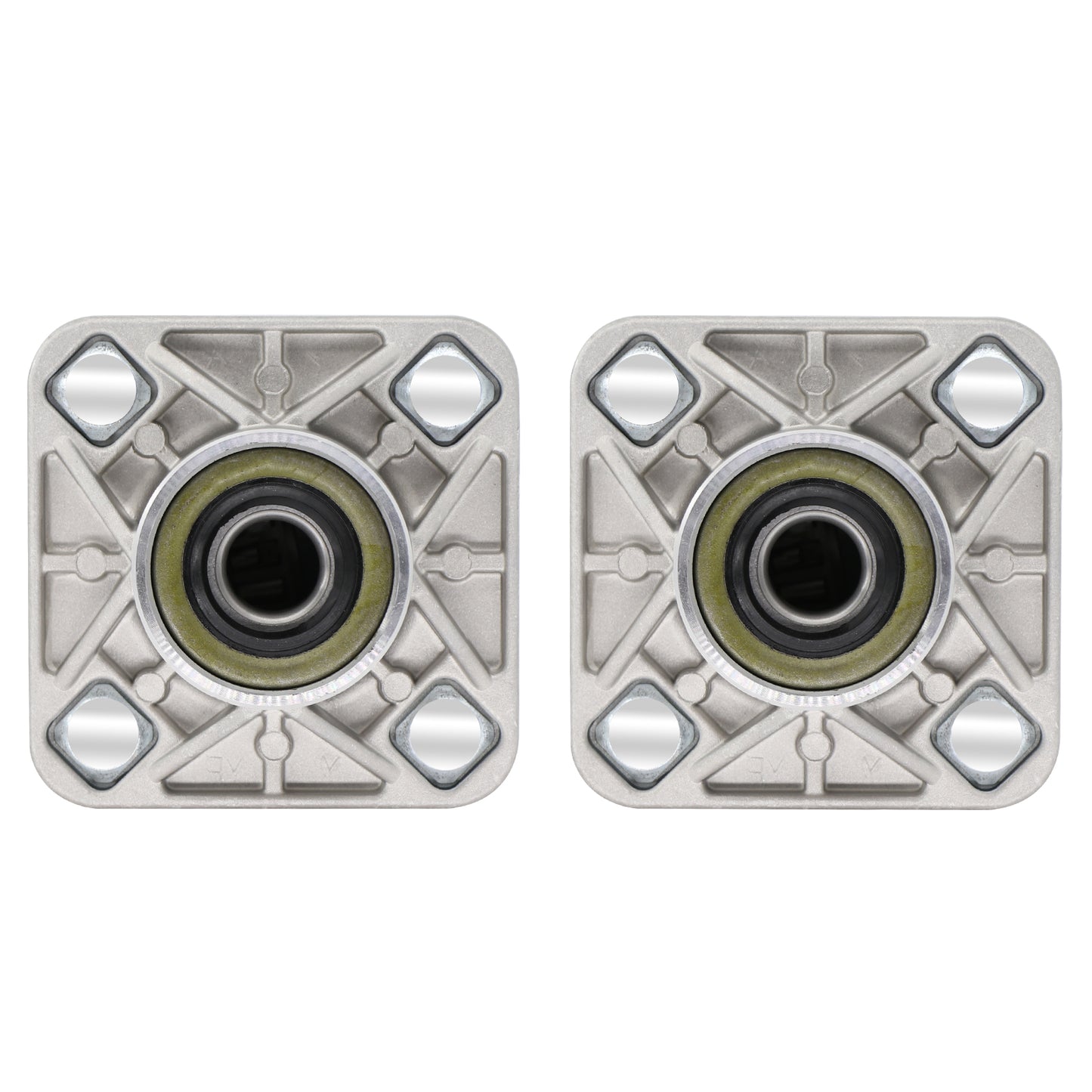 2 Pack Front Wheel Hub Assembly for Club Car DS Golf Cart 1974-2003, Replace OEM 1011892