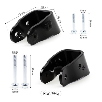 Golf Cart Upper Clevis Assembly for Club Car Precedent 2004-Up and Tempo 2018-Up G&E Models Driver Side Passenger Side OEM 1022897-01, 1022896-01