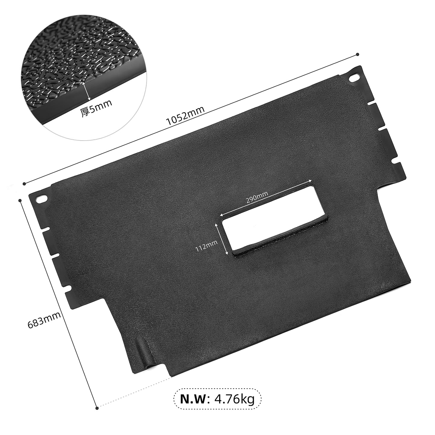 Golf car floor mat Club Car precedent 2004-UP floor mat 102504801