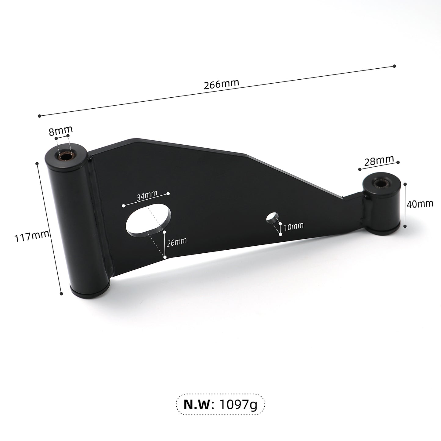 Control Arm Delta A-Plate With Rubber Sleeve Iron Sleeve for Golf Car Club Car Precedent 2004-UP 102287301 103388501