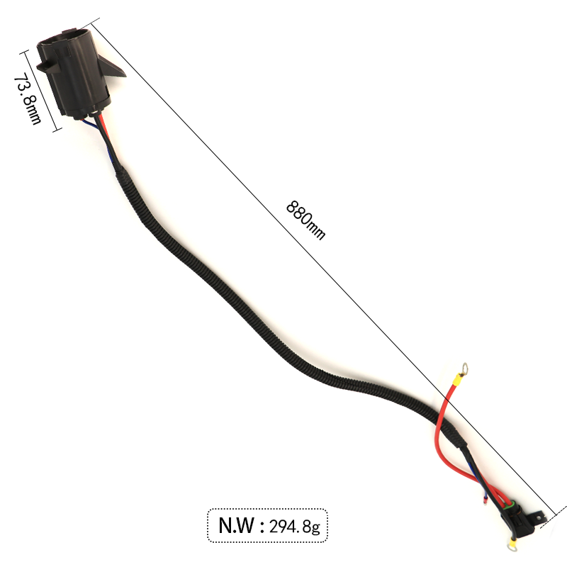 Golf Cart Charger DC Receptacle Suitable for 2014-UP Club Car Precedent/Tempo Electric OEM# 105137401