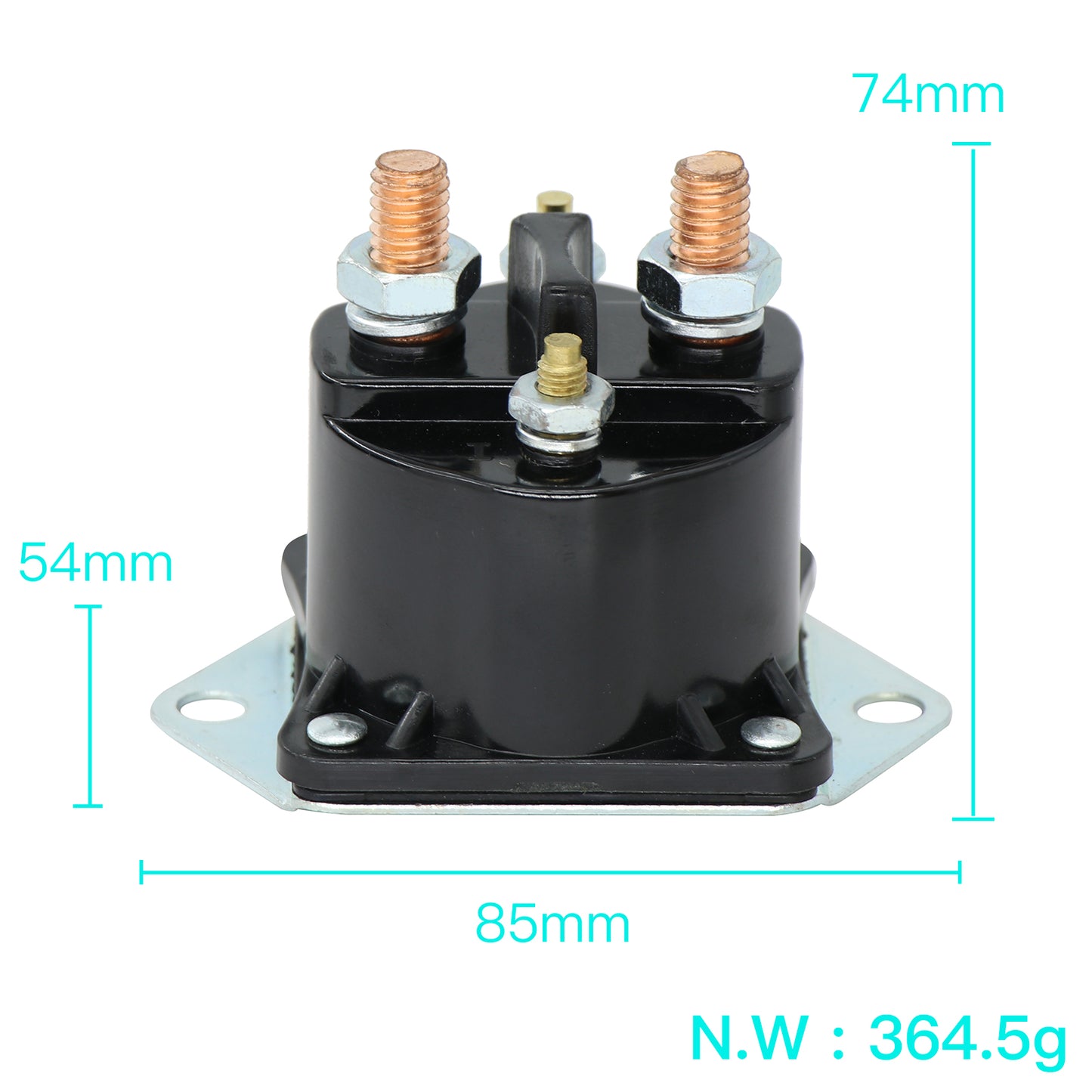 12V Gas Golf Cart Solenoid for Club Car Gas 1984 - Newer DS Precedent Replaces Part Number 1013609