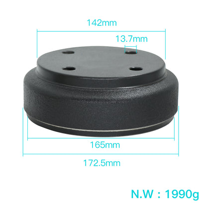 Golf Cart Rear Brake Drum for Club Car DS and Precedent Rear Brake Drums 101791101
