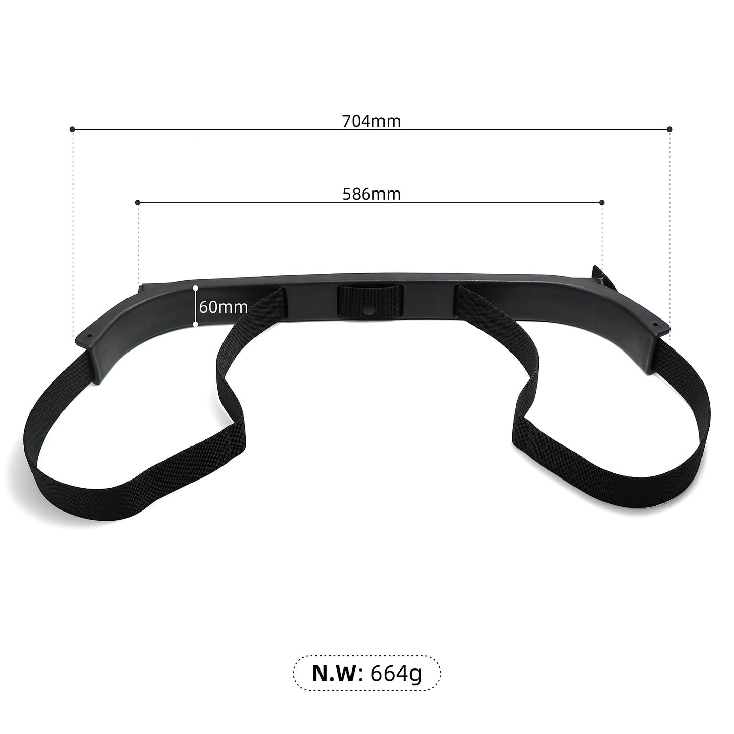 Golf Cart Golf Bag Attachment, Rear Seat Bag Holder Strap Rack Assembly 71851-G01 for EZGO Golf Cart TXT DCS/PDS