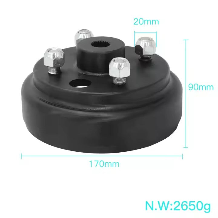 Electric Golf Cart Rear Brake Drum for EZGO TXT 1982-up Rear Brake Drums 19186-G1