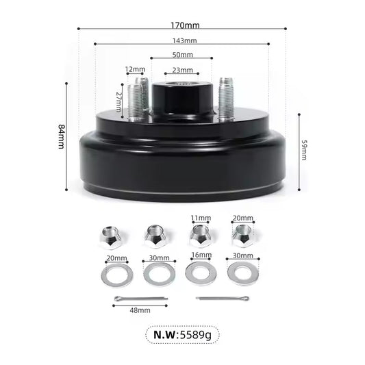 Electric Golf Cart Rear Brake Drum for EZGO TXT 1991-up Rear Brake Drums 21807-G1