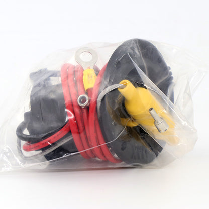 Golf Cart 48V Charger Receptacle with Fuse and Cord for Club Car DS 1995-UP, Club Car DS Charging Port for 1995-UP Golf Cart, OEM# 101802101