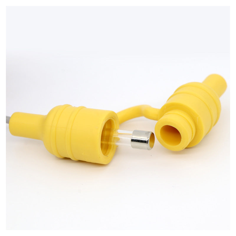 Golf Cart 48V Charger Receptacle with Fuse and Cord for Club Car DS 1995-UP, Club Car DS Charging Port for 1995-UP Golf Cart, OEM# 101802101