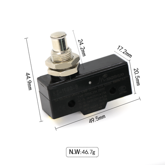 Brake Light Micro Switch 3 Terminal Plunger Fits Club Car and EZGO OEM 12374 G1 13141G1 1011439