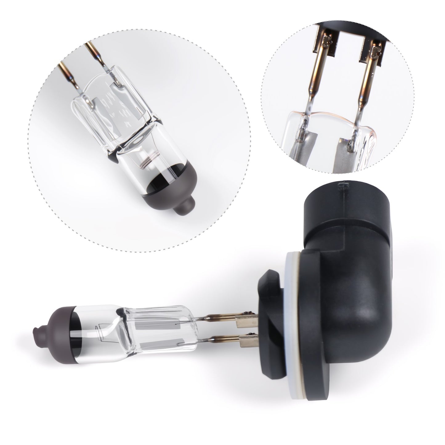 Golf Cart Headlight Bulb for EZGO 1994+, Club Car DS 1999+ and Club Car Precedent 2004+, 12V Head Light Bulb, Relace OEM 101988101, 74004-G01 Pack of 2