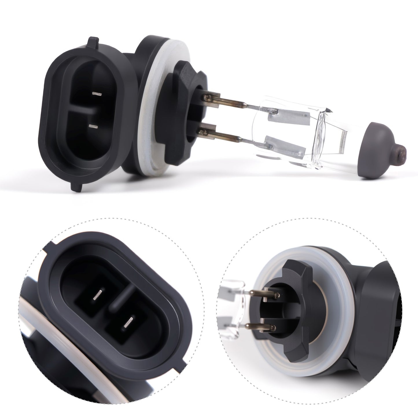 Golf Cart Headlight Bulb for EZGO 1994+, Club Car DS 1999+ and Club Car Precedent 2004+, 12V Head Light Bulb, Relace OEM 101988101, 74004-G01 Pack of 2