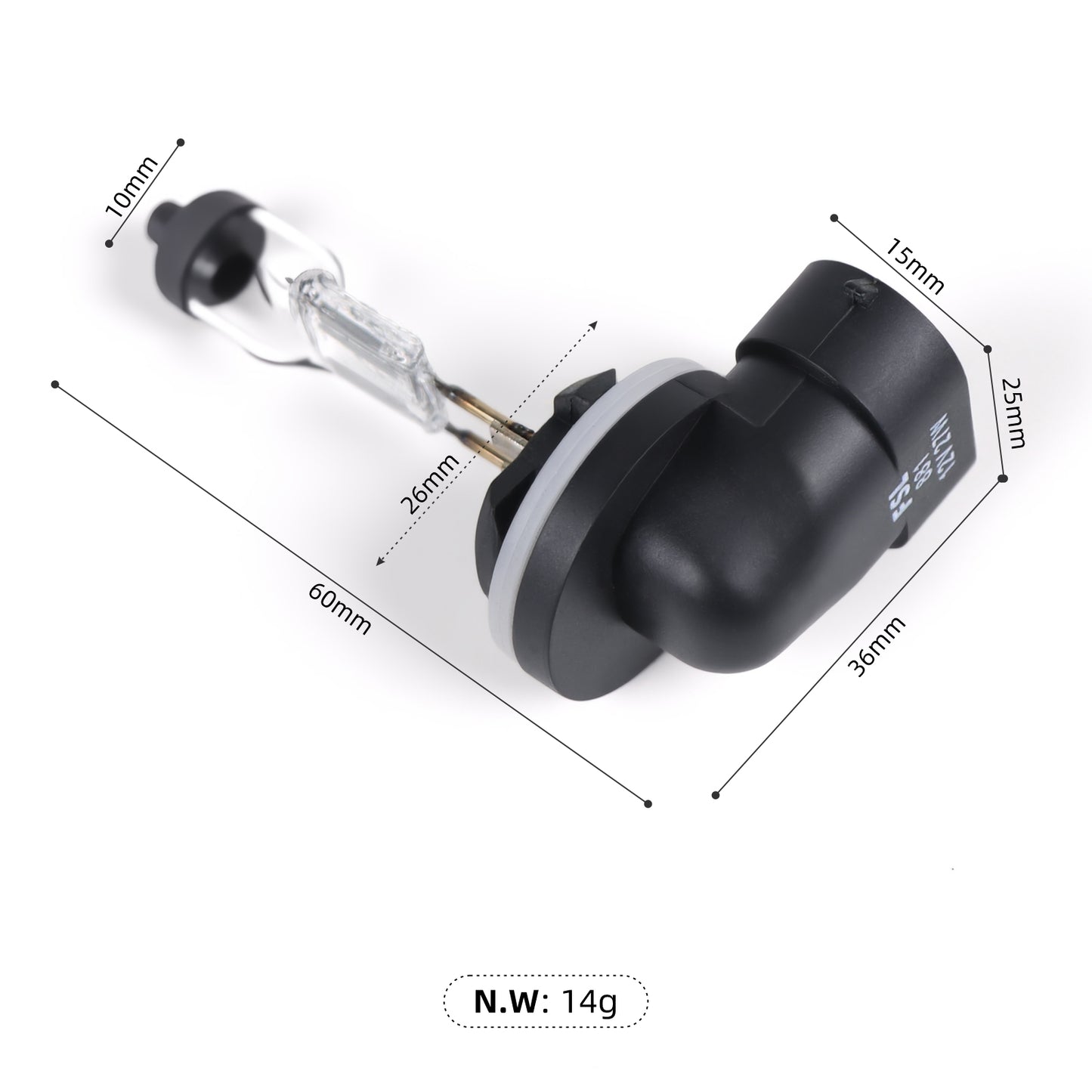 Golf Cart Headlight Bulb for EZGO 1994+, Club Car DS 1999+ and Club Car Precedent 2004+, 12V Head Light Bulb, Relace OEM 101988101, 74004-G01 Pack of 2